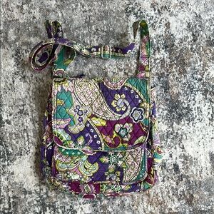 Vera Bradley Purple Paisley Crossbody Women's Bag